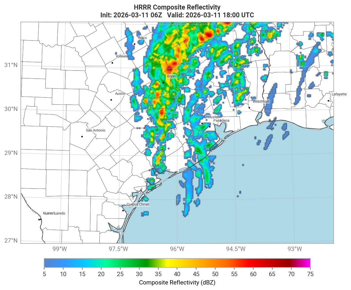 HRRR Composite Reflectivity F12