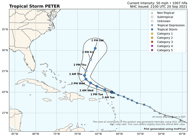 Tropical Storm Peter